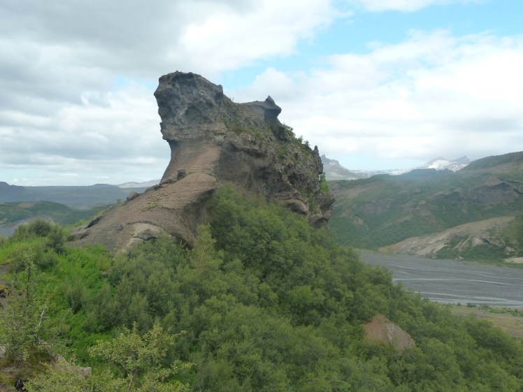 Troll mountain in Þórsmörk