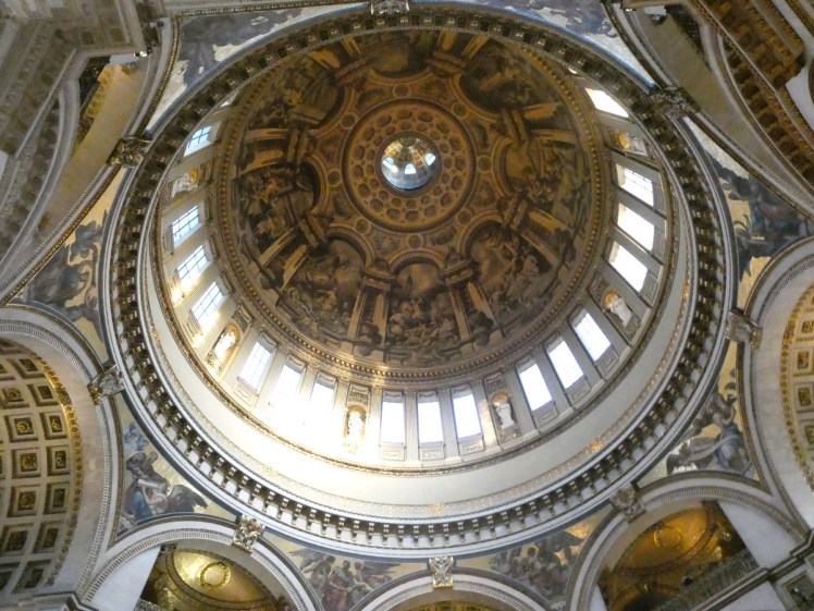 Inside St Paul's Cathedral dome
