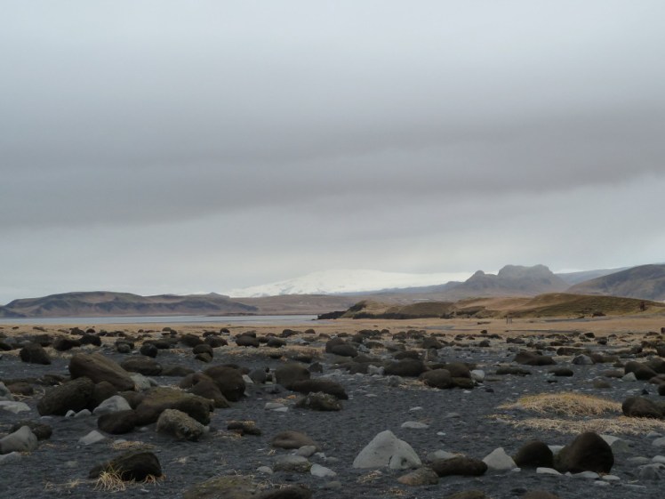 Eyjafjallajokull from Reynisfjara