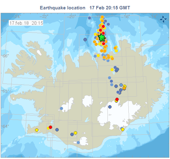 Grimsey earthquake cluster