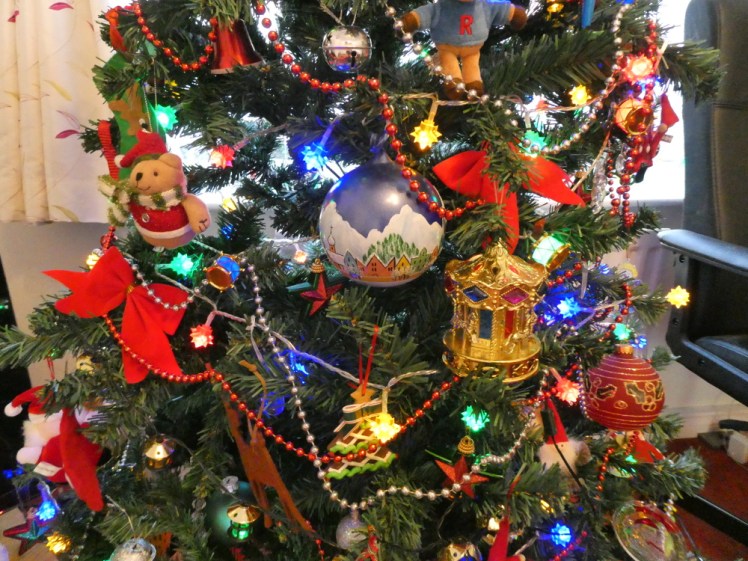 Close-up of my Christmas tree