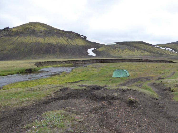 My camping spot at Álftavatn