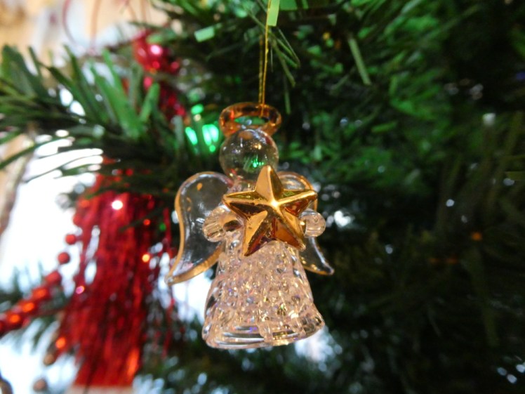 Small glass angel decoration from Iceland