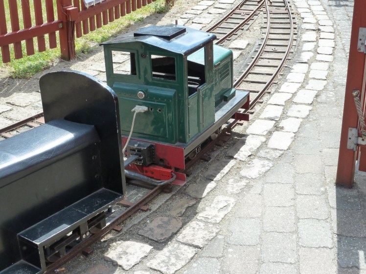 The miniature railway at the Danish Railway Museum
