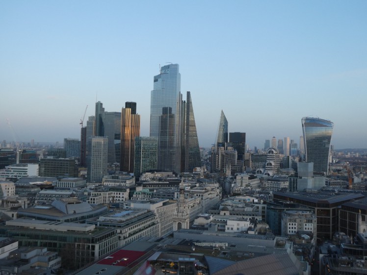 London skyscrapers from the Golden Gallery