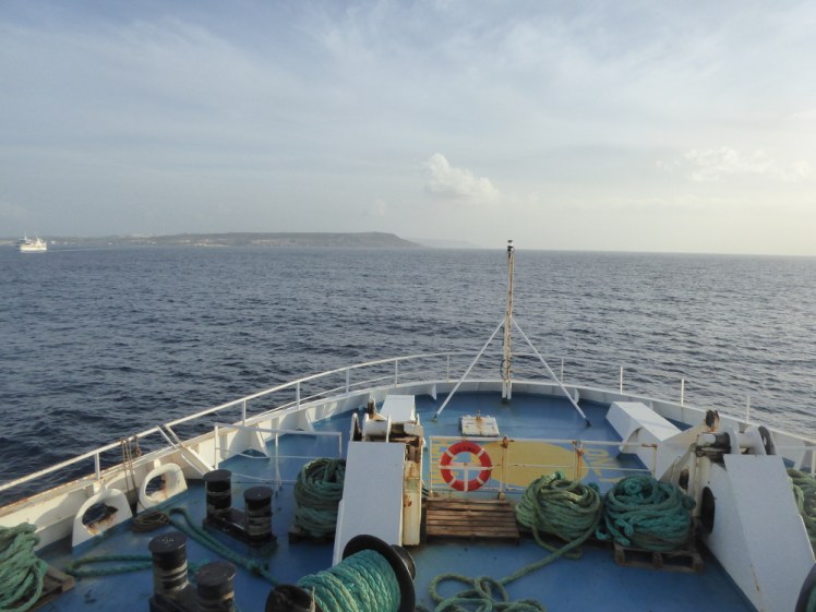 On the ferry back from Gozo
