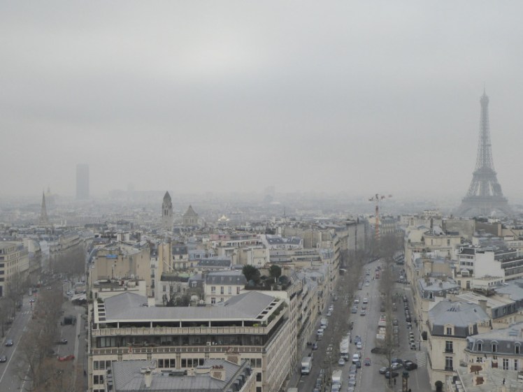 Eiffel Tower from the Arc de Triomphe