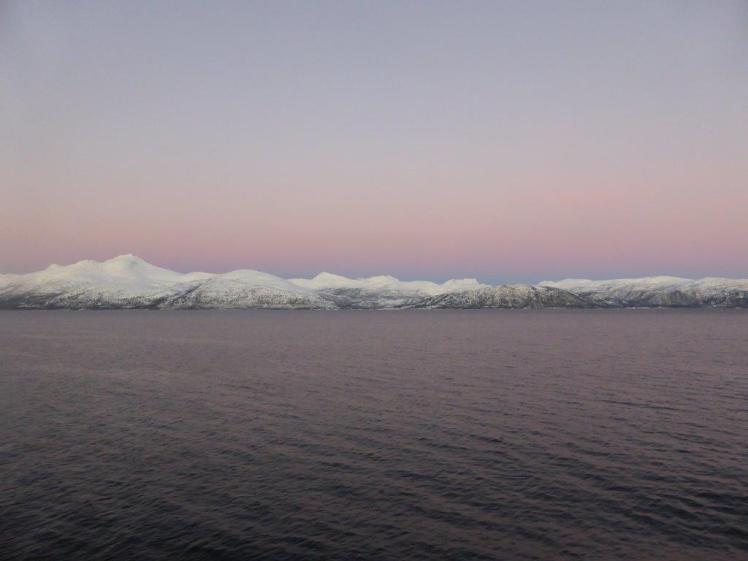 Arctic views between Harstad and Tromsø on Hurtigruten MS Nordlys
