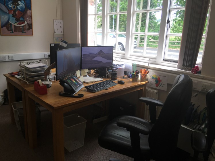 Remote working: this is my desk