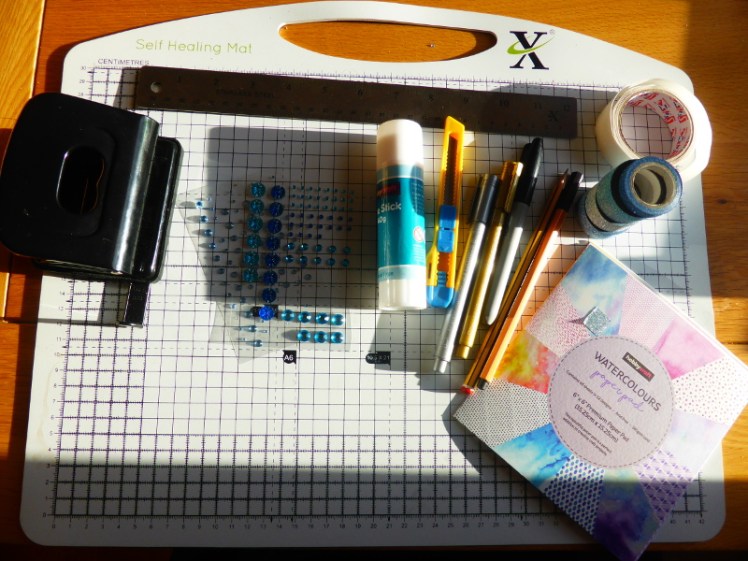 Travel scrapbook supplies