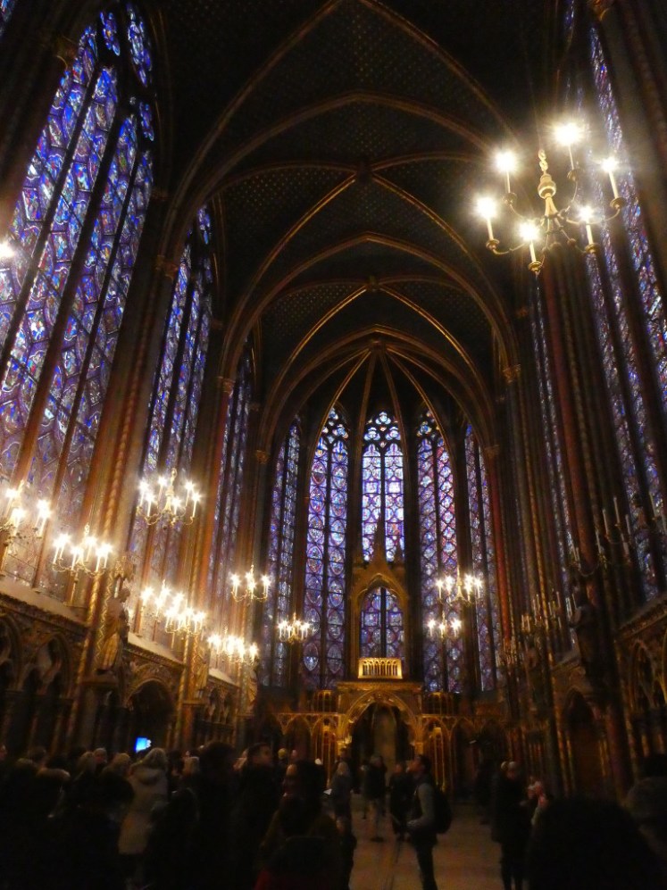 Sainte-Chapelle's upper chapel