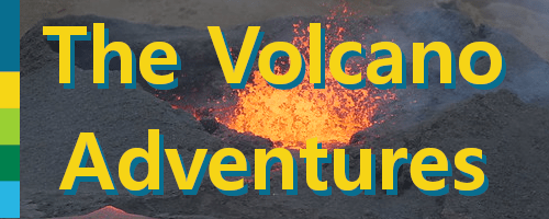 The Volcano Adventures header