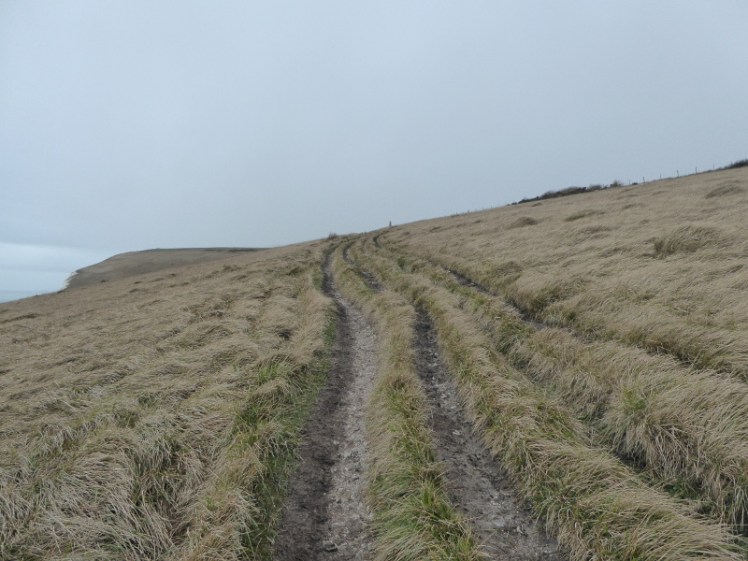 The climb up to the obelisk