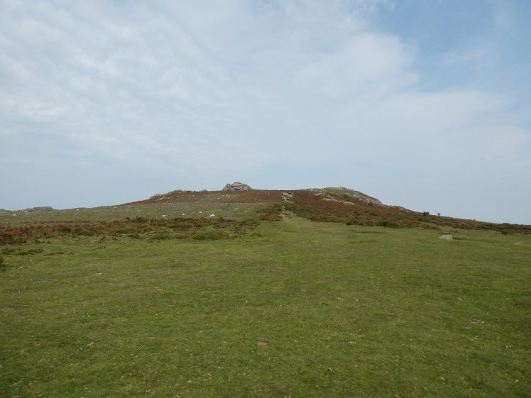 Setting off up Saddle Tor