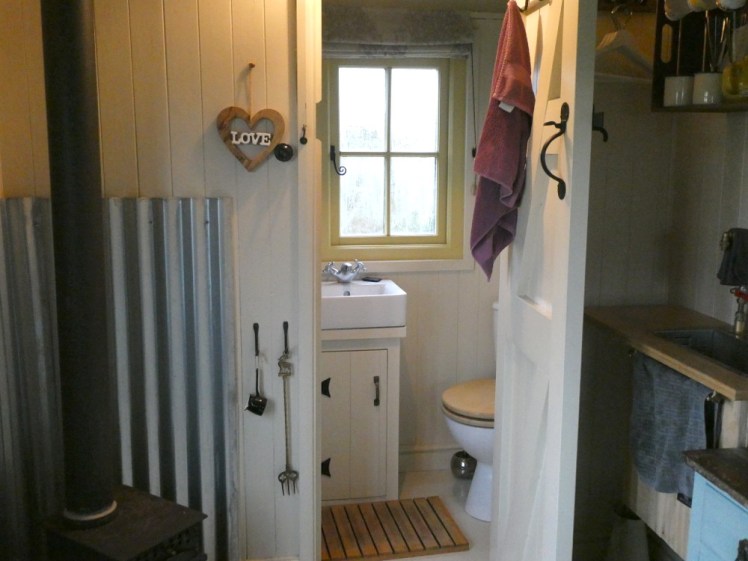 Bathroom in my shepherd's hut