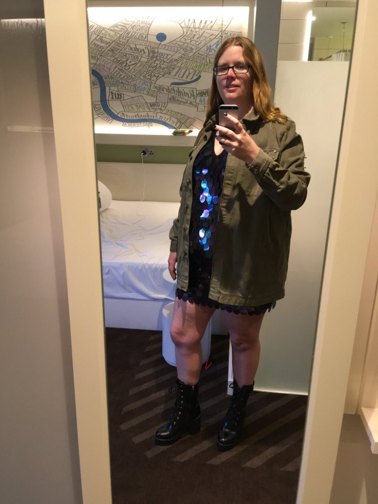 Me on my way to see Taylor Swift in 2018