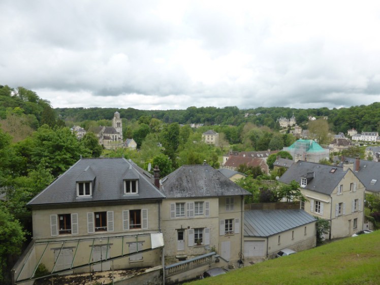 Pierrefonds village from the castle