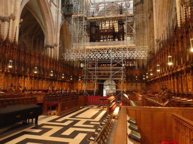 York Minster reconstructed quire