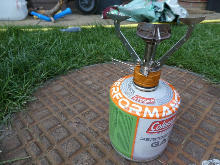 My gas stove & cannister