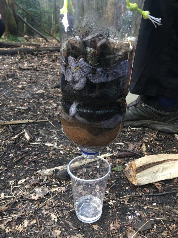 Bushcraft water filter