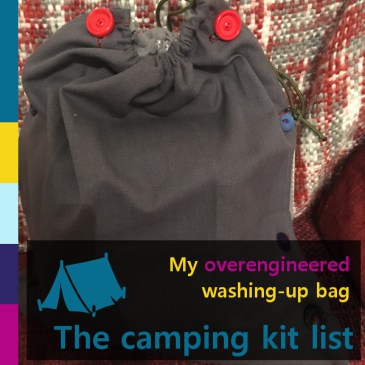 The camping kit list: my overengineered washing-up bag