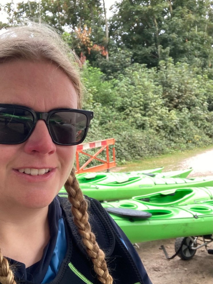 Selfie with the sea kayaks