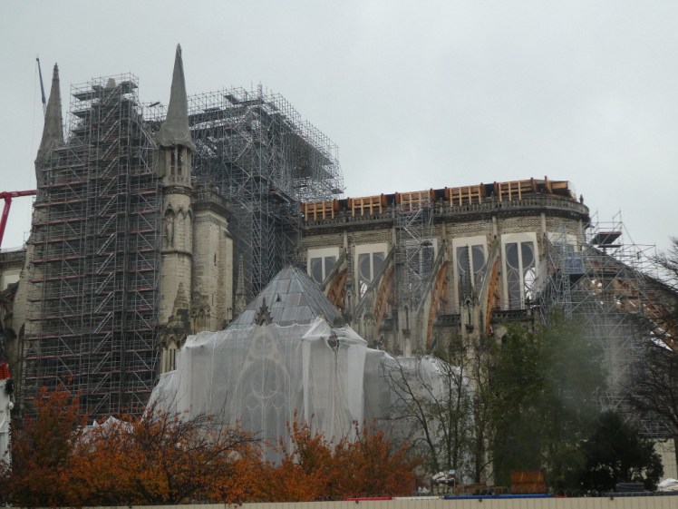 Notre Dame under repair November 2019