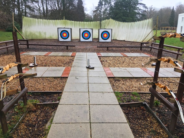 An archery range I taught on