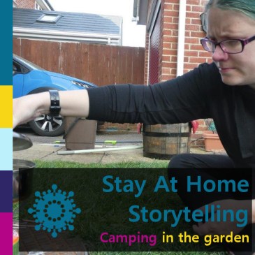 Stay At Home Storytelling: Camping in the garden | iamapolarbear.com