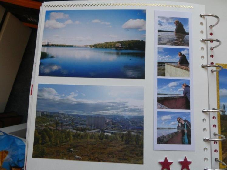 Strip of selfies from Murmansk.