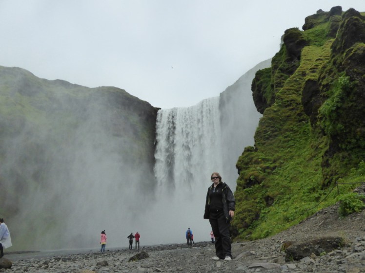 Timer selfie at Skogafoss
