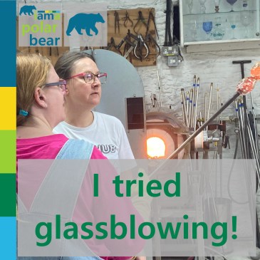 I tried glassblowing (I can't do it) | iamapolarbear.com