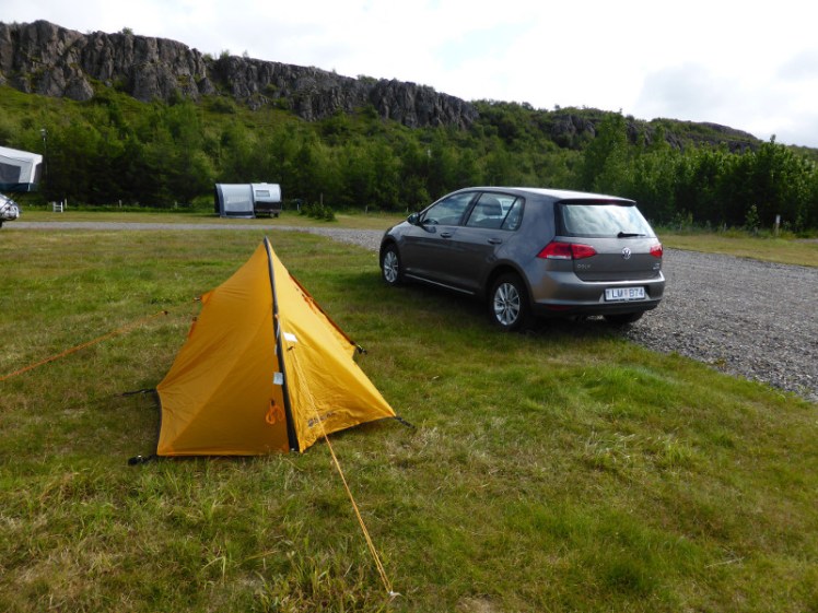 Camping at Egilsstaðir
