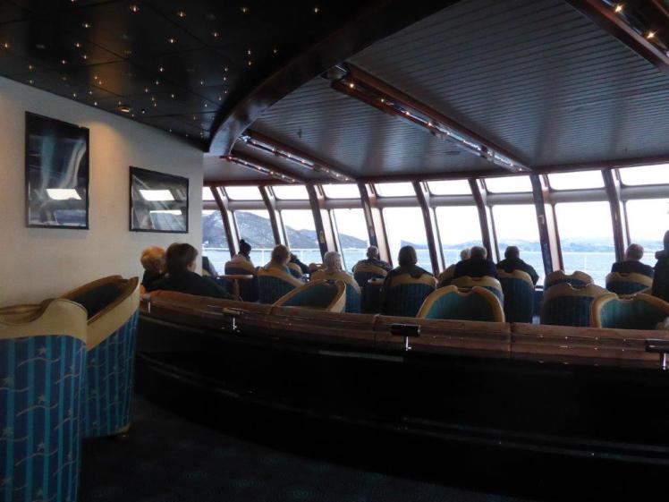 Sirius Lounge on board Hurtigruten MS Nordlys