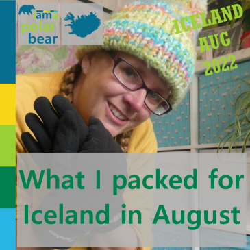 What I packed for Iceland in August | iamapolarbear.com