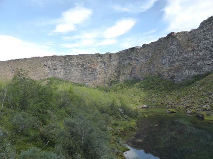 The Asbyrgi cliffs