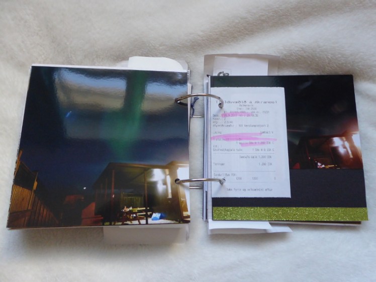 Inside my Iceland scrapbook