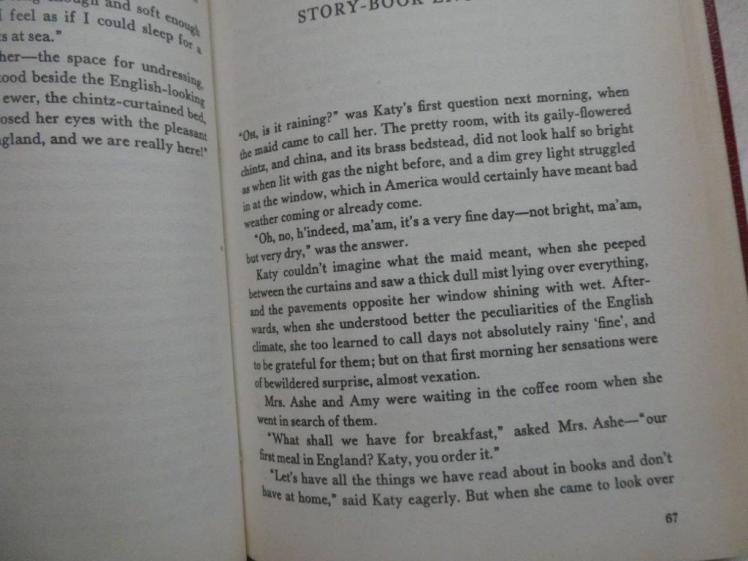 Katy arrives in London from What Katy Did Next by Susan Coolidge