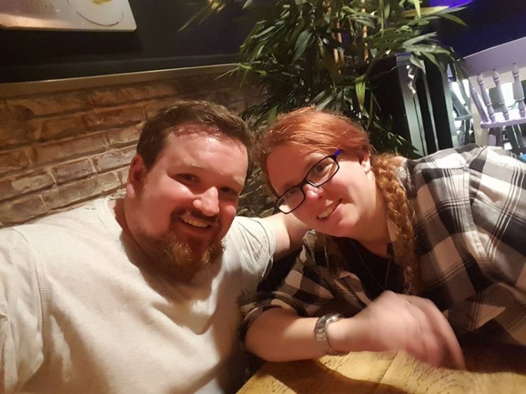 Selfie with Tom in Edinburgh