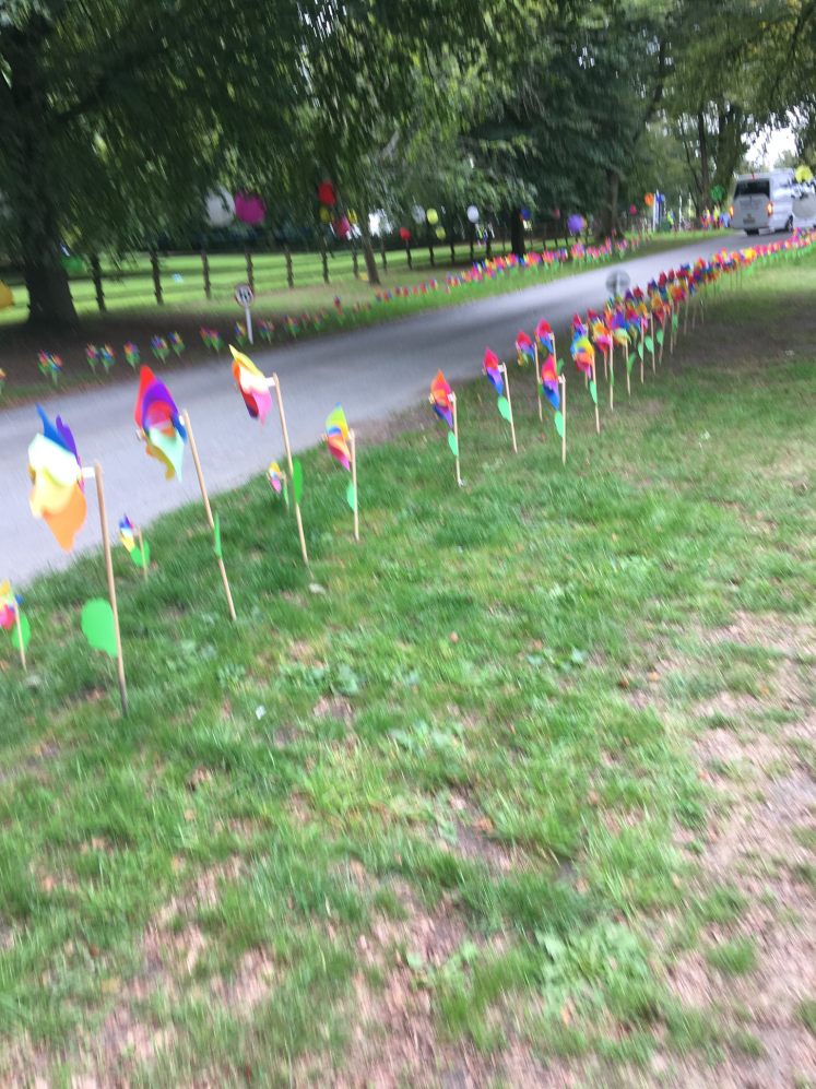 Wellies & Wristbands 2018 - arriving at Foxlease