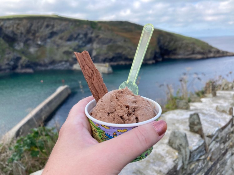 Ice cream at Port Isaac
