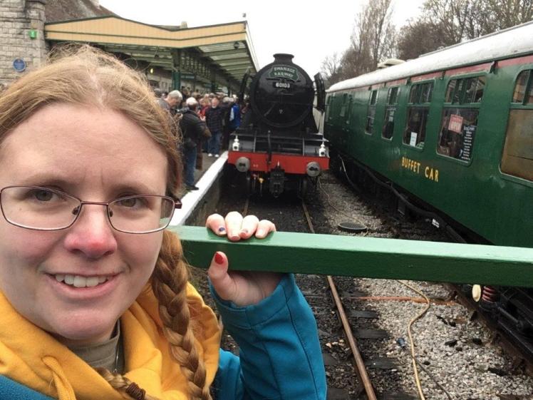 Selfie with the Flying Scotsman