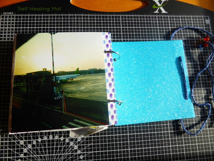 Travel scrapbook inside back cover