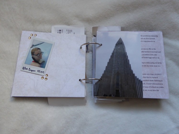 Inside my Iceland scrapbook