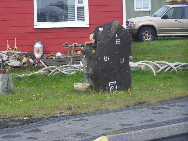 Elf boulder in Grindavik