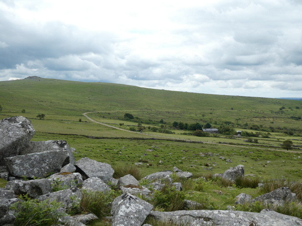 The view south from Ingra Tor