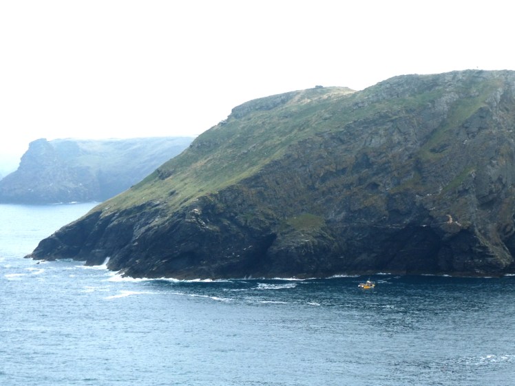 Cliffs with semi-vertical strata