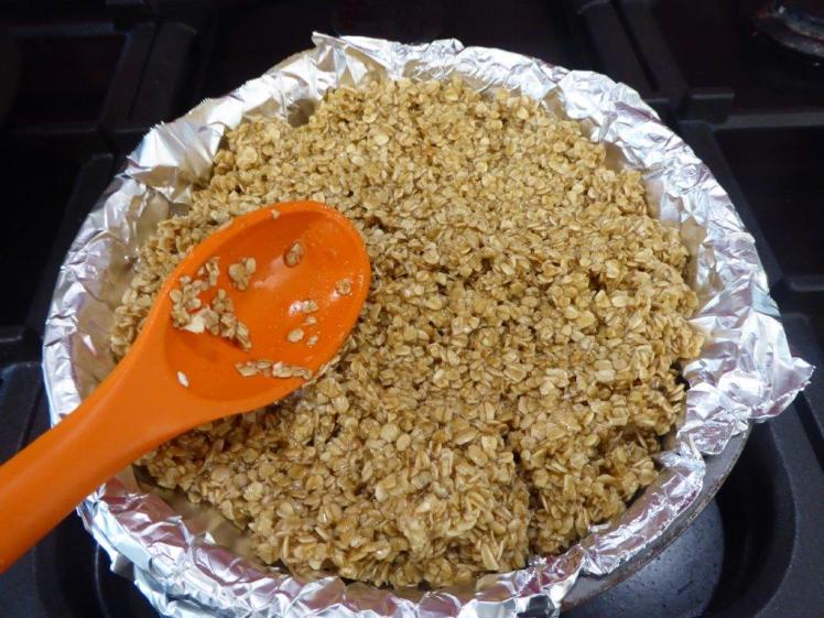 Flapjack ready to be cooked