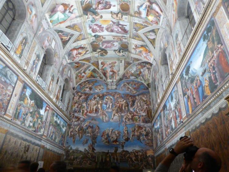 No photos of the Last Judgement in the Sistine