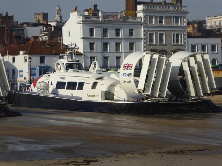 Hovercraft at Ryde hoverport